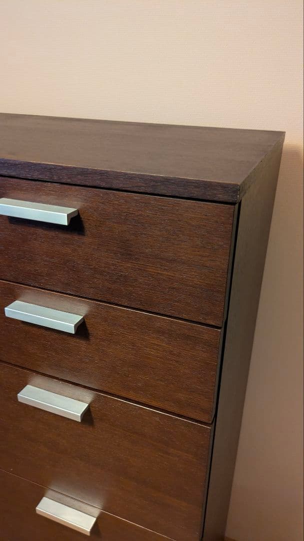 ダークブラウン木製チェスト 8引き出し☆送料込み