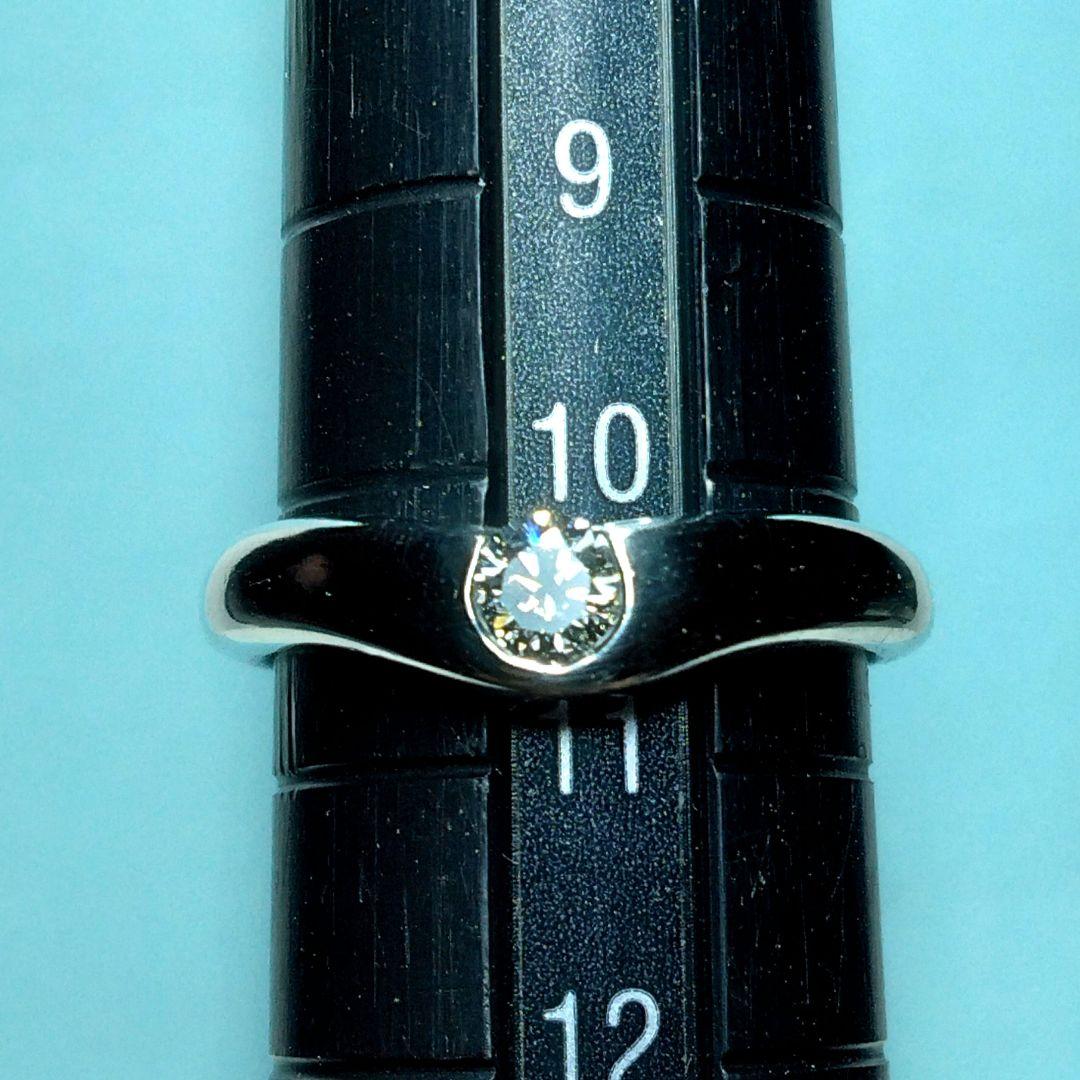 ティファニープラチナダイヤリング　10.5号　新品仕上げ　無傷未使用に近い