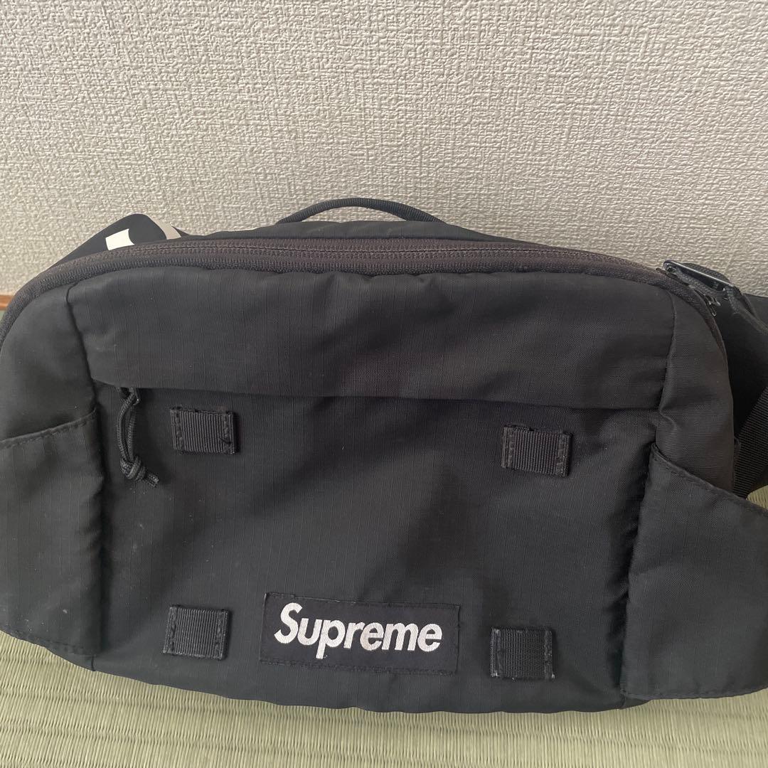 【即配達】Supreme シュプリーム 17ss waist bag 黒