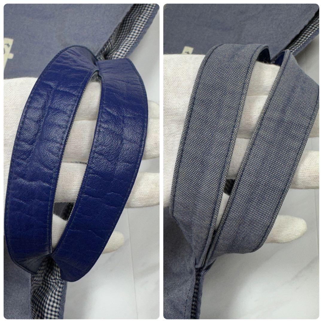 ファミリア　トートバッグ　レッスンバッグ　デニム　A4 familiar