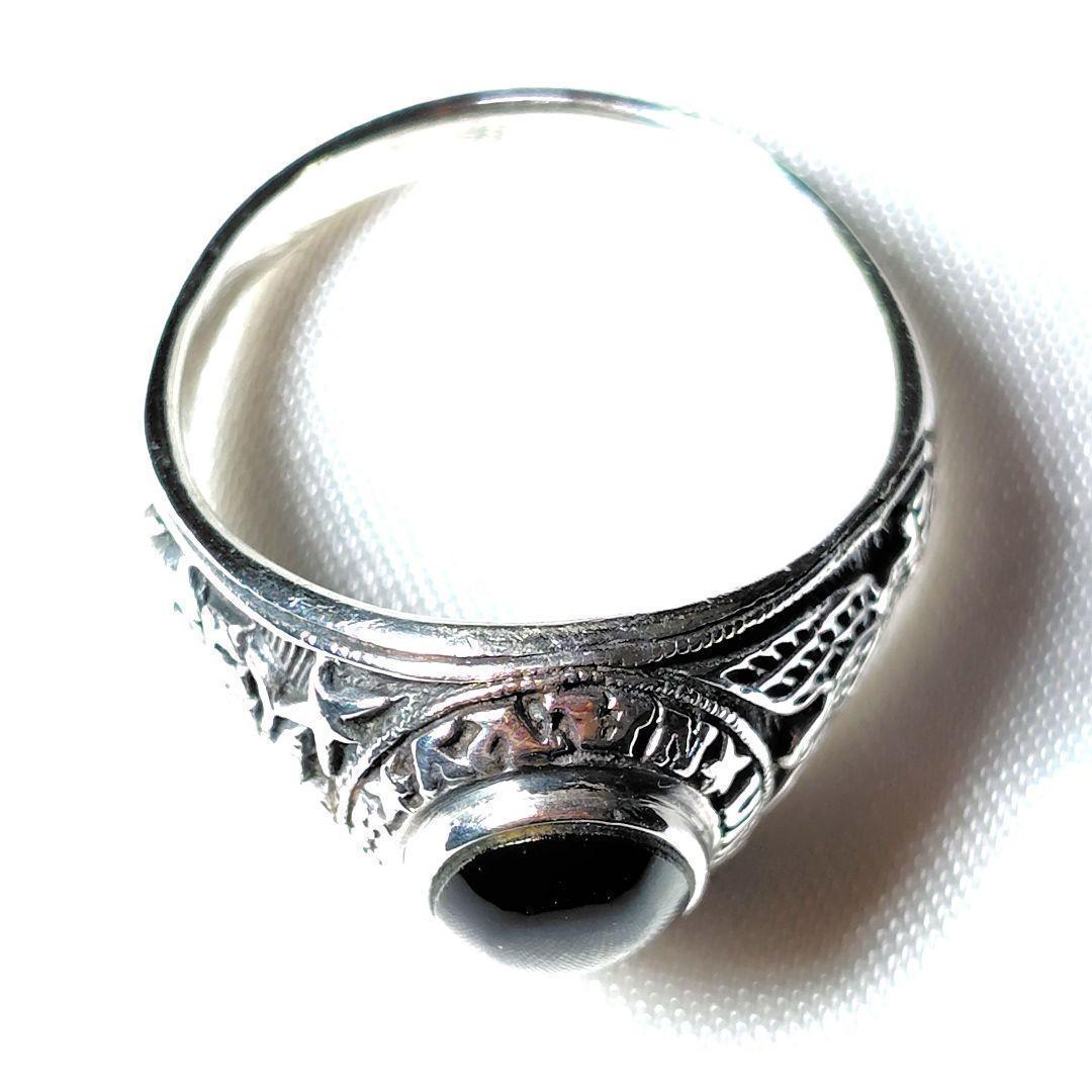 かちょし✨実物✨40s★ヴィンテージ★US NAVY★カレッジリング★23