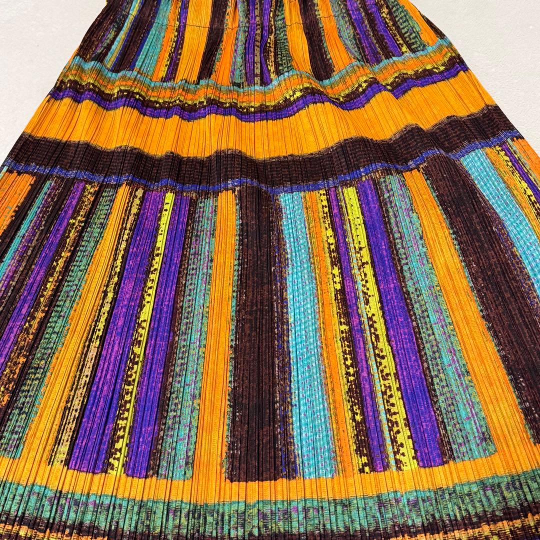 極美品✨PLEATS PLEASE XXLサイズ プリーツ　ロングスカート