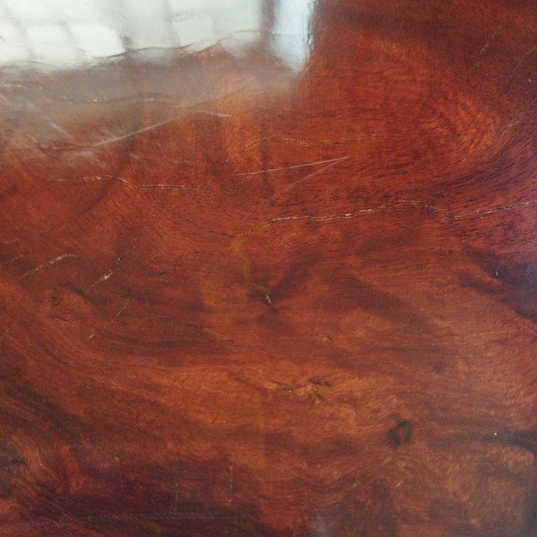 赤褐色 　花梨　カリン　一枚板　花台 華台 置き台 飾り板 敷板 天然木　美品