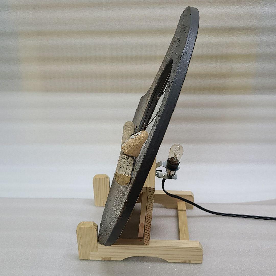 信楽焼 屋内灯 枝乗りふくろう灯り 直径３６cm