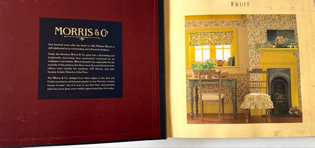 命が息づくモリスデザイン。眺めても飾っても美しい大型ビンテージカタログ。