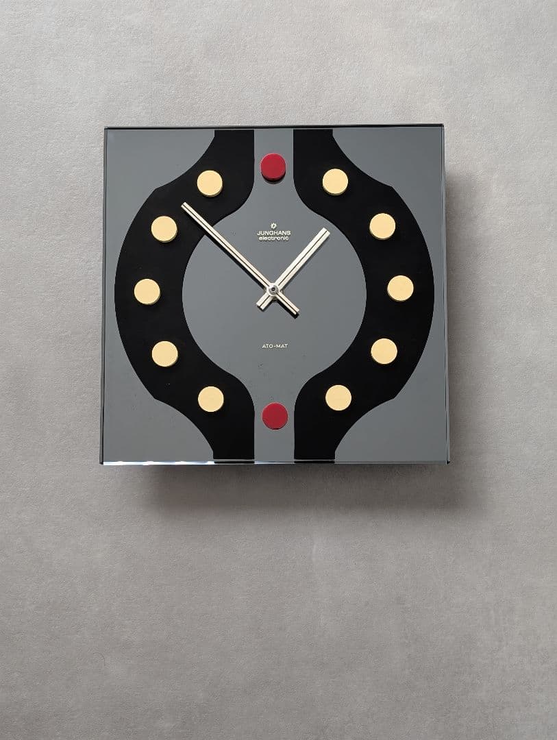 60's-70's ユンハンス スペースエイジ ポストモダン ジャンク 掛け時計