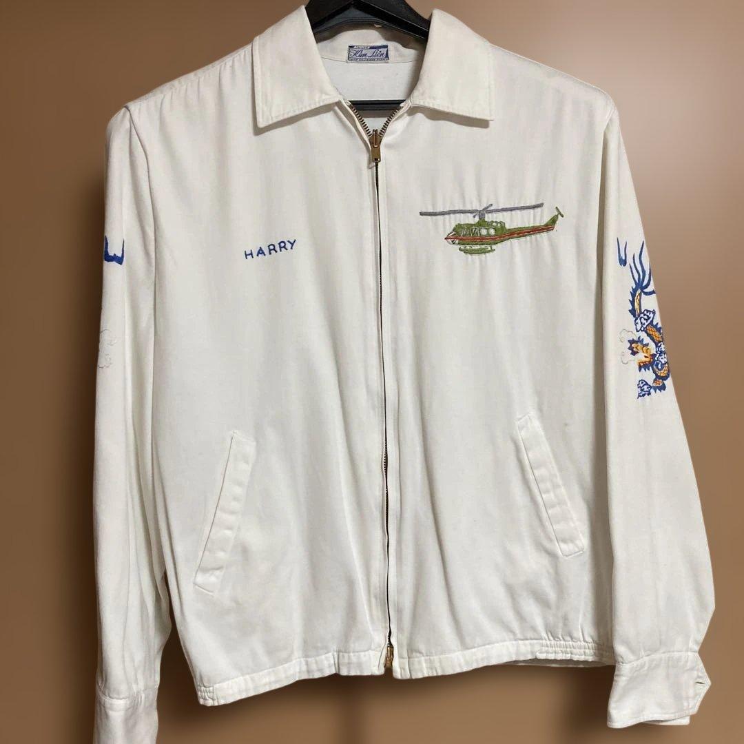 60's ベトジャン 白　生成り　オリジナル PLEIKU kim lien