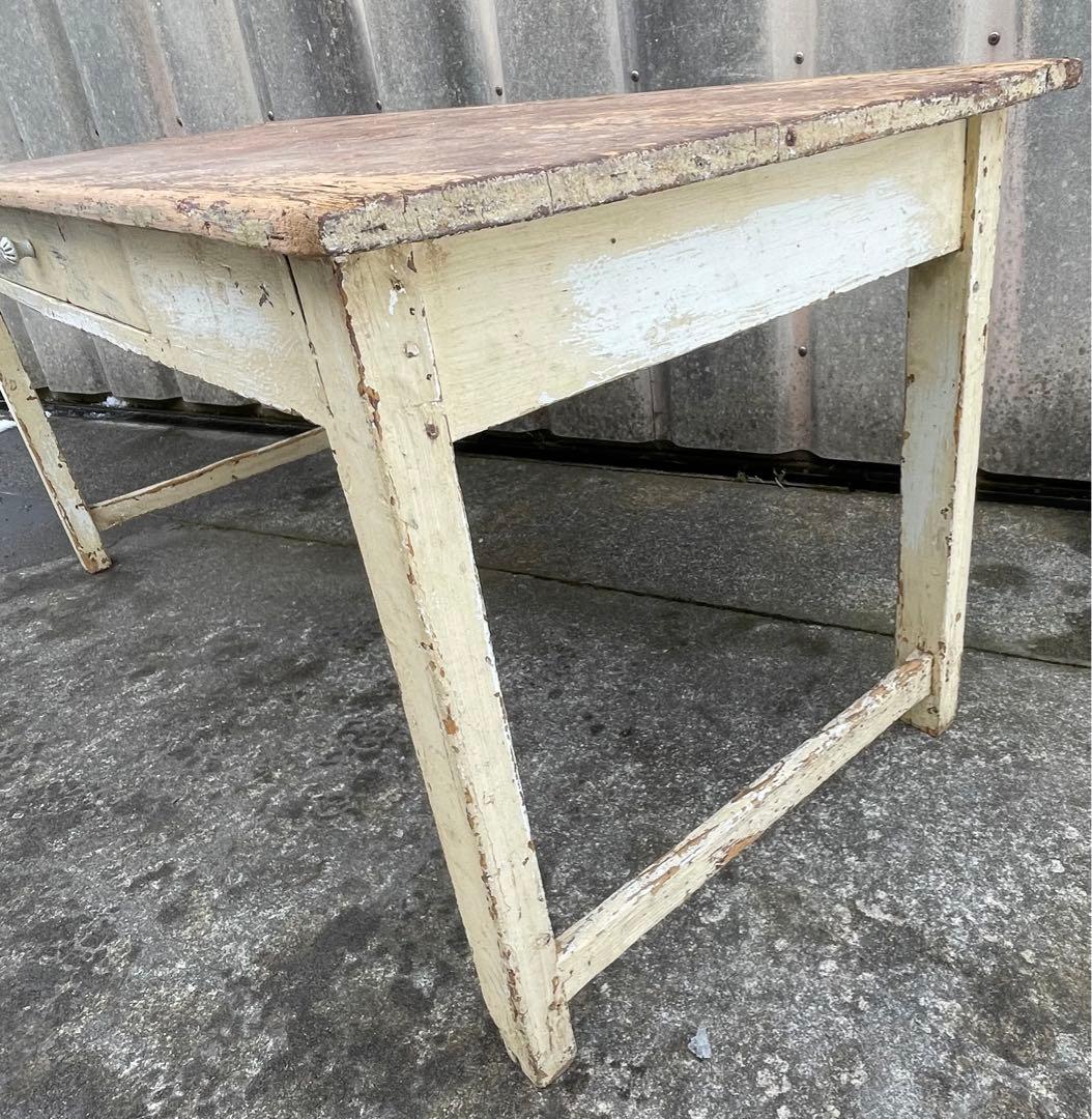 アンティーク/フランス/古材/ダイニングテーブル/センターテーブル/机/店舗什器
