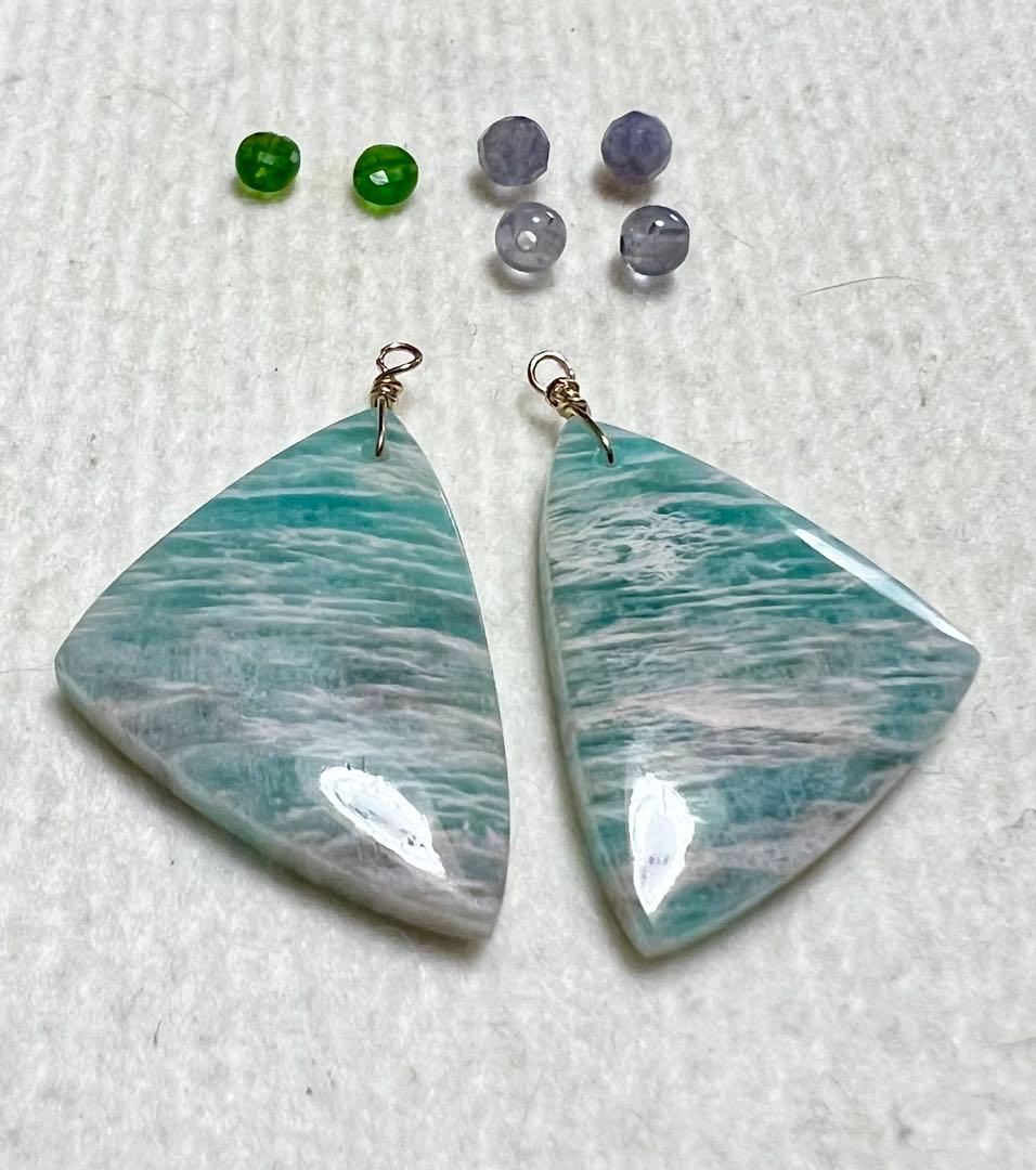 skygray❤️ 14kgfピアス