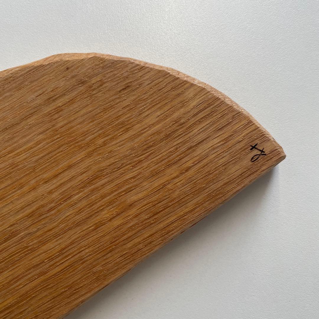 安藤雅信 オランダパン皿2枚と木製ボードセット 白マット釉