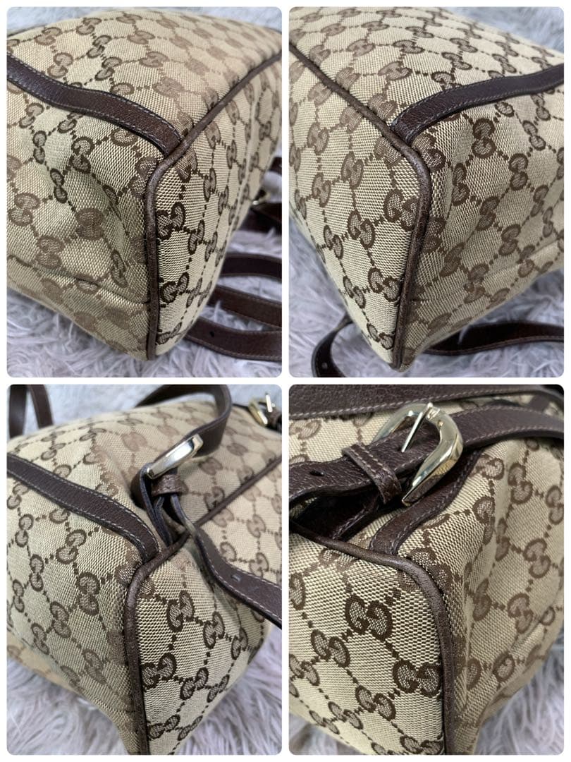 極美品 GUCCI グッチ アビー リュック バックパック GGキャンバス