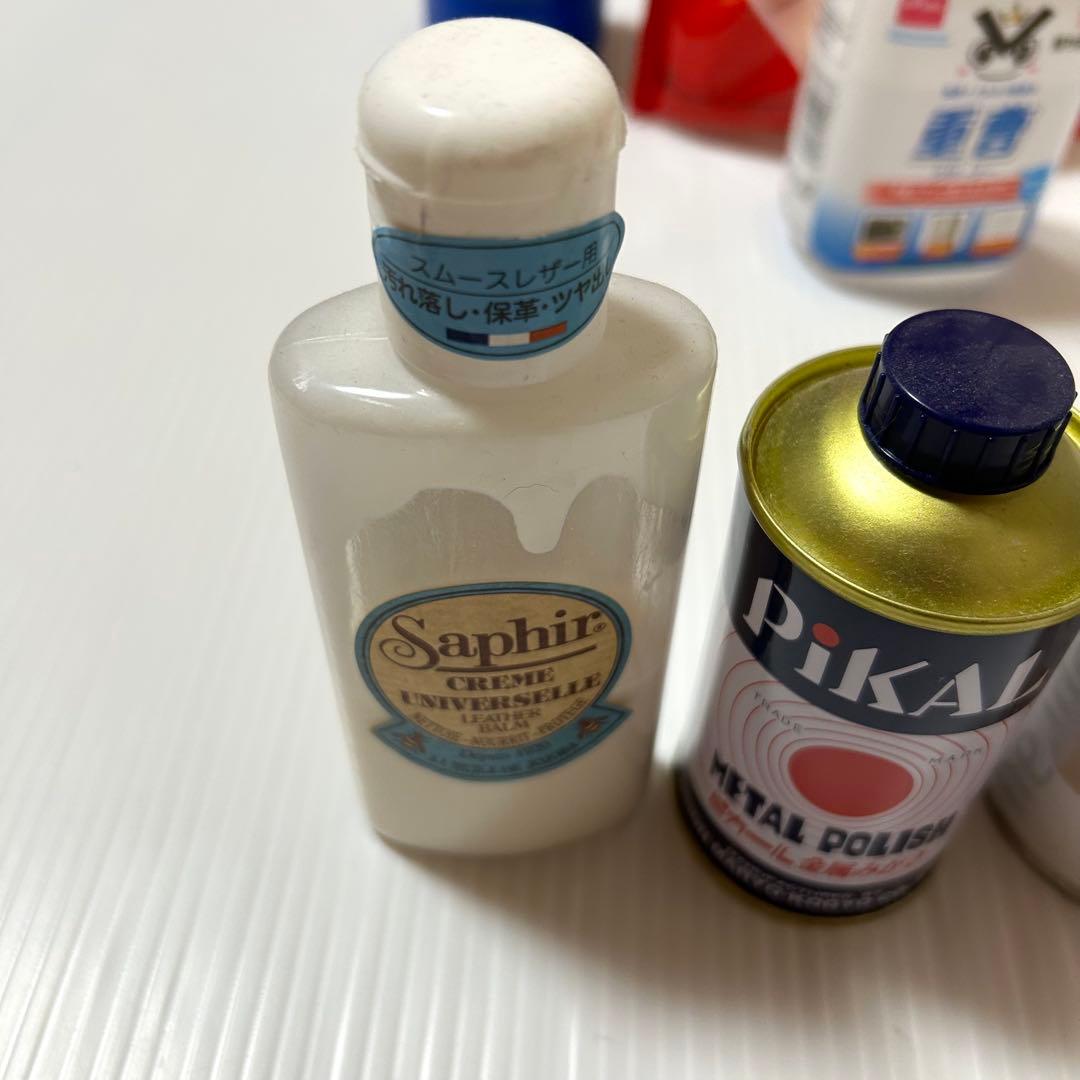 まとめ売り レザー 革製品リペアセット サフィール ピカール トップコート22点
