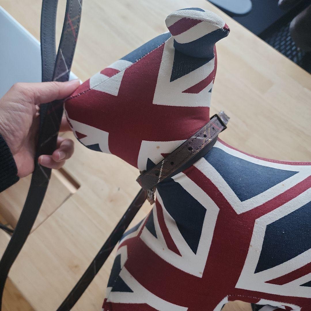 Barbour タータンチェック柄　犬用首輪・リードセット