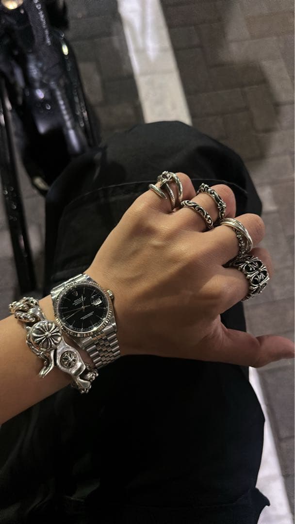 【 正規品 】 クロムハーツ ネイルリング クロスボール 10号