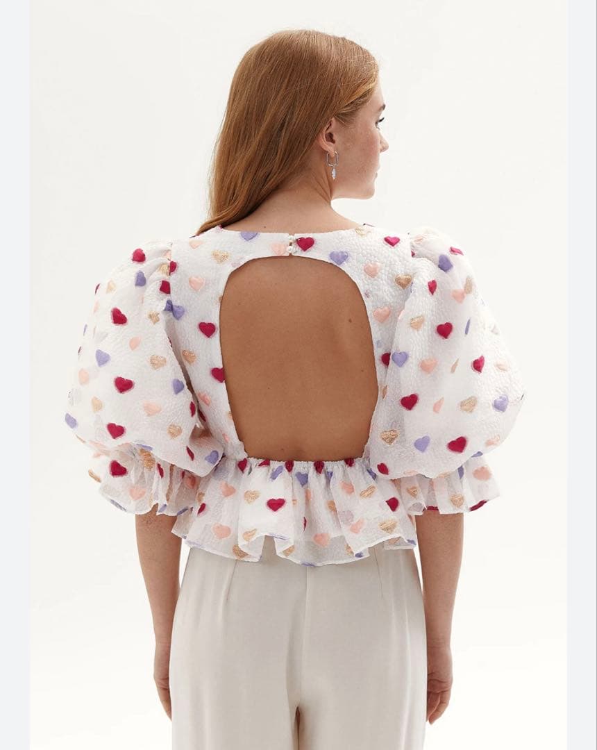 トップス sister jane Irina Heart Jacqua rd Top S