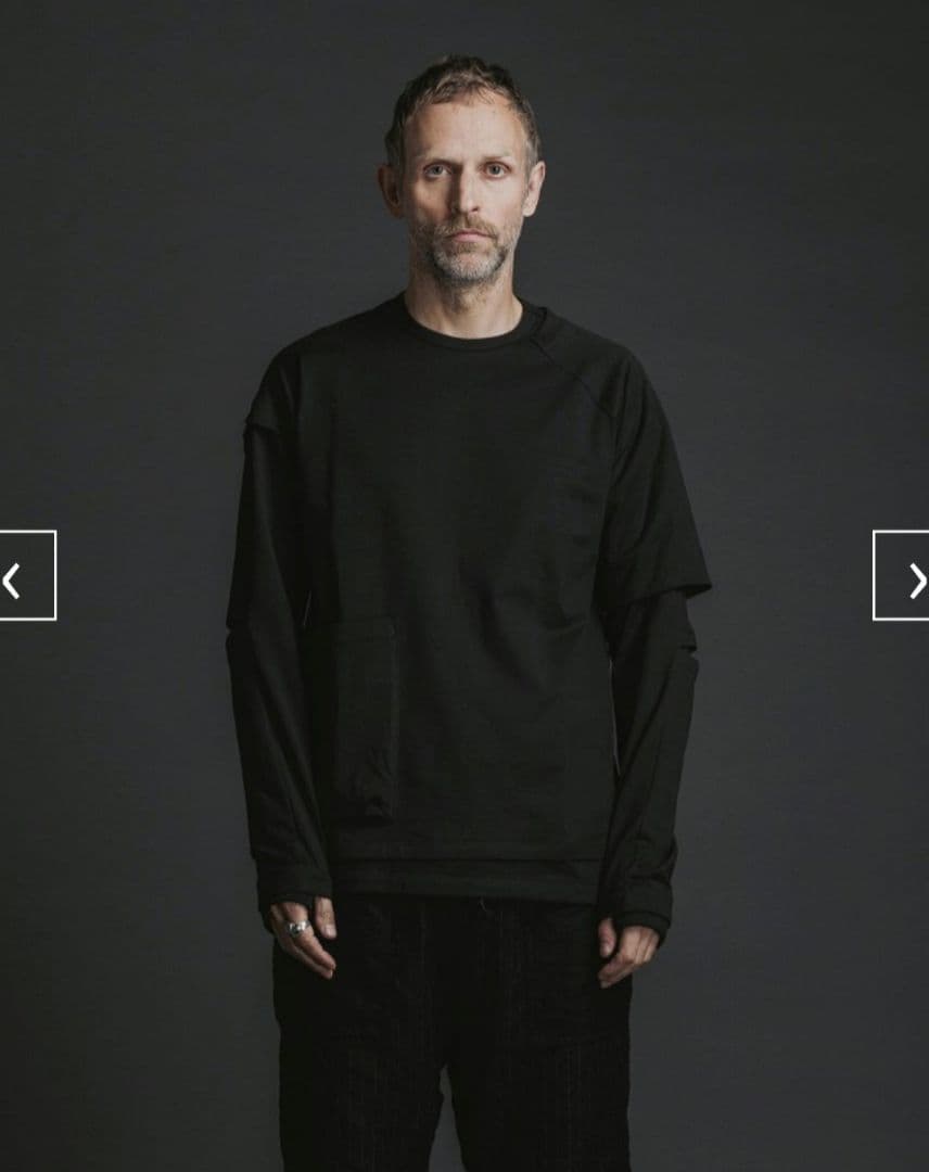 トップス The Viridi-anne Cotton Asymmetry Layered