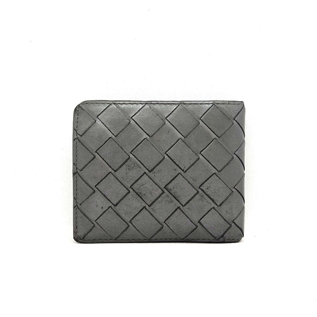 BOTTEGAVENETA ボッテガ 2つ折り財布 イントレチャート ウォレット