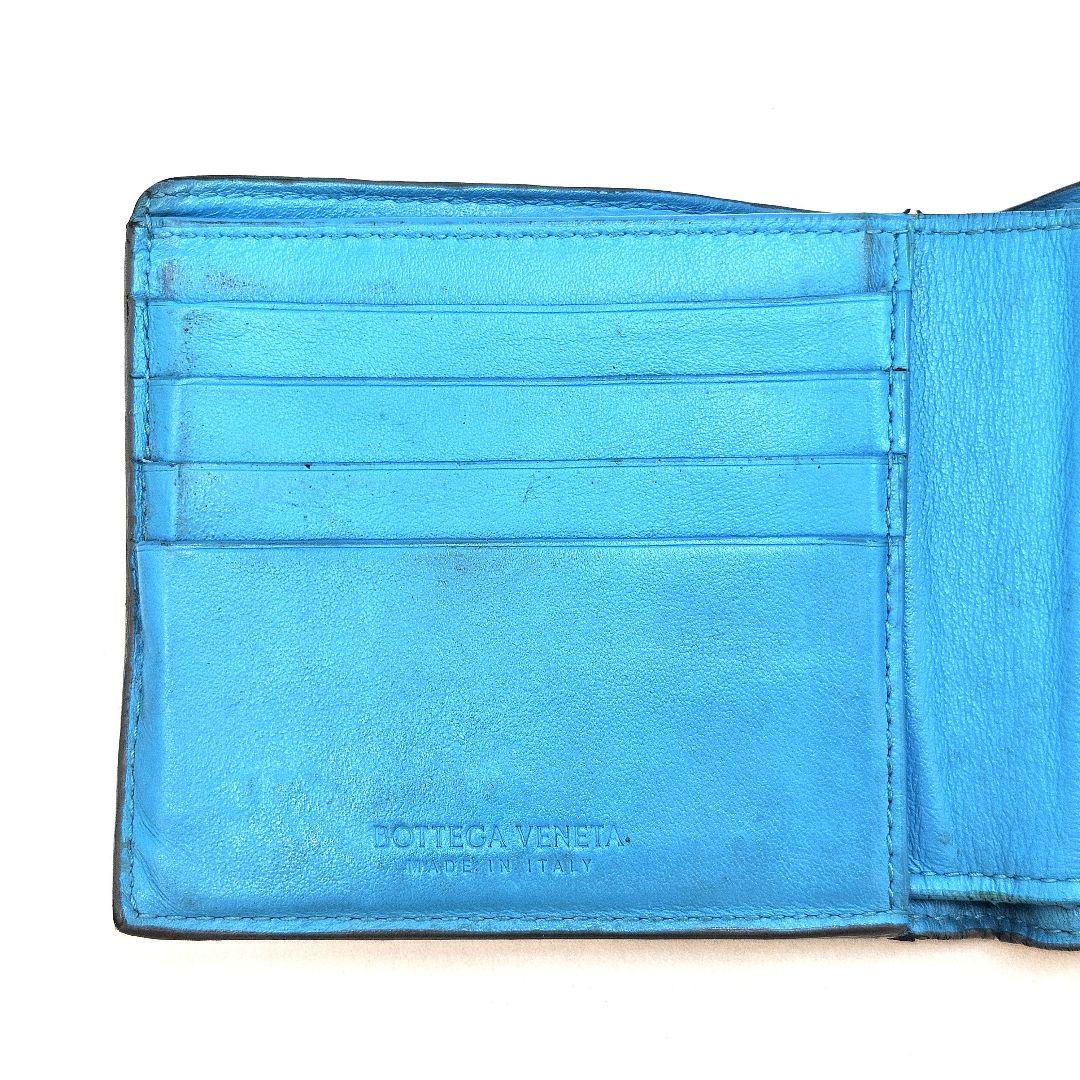 BOTTEGAVENETA ボッテガ 2つ折り財布 イントレチャート ウォレット