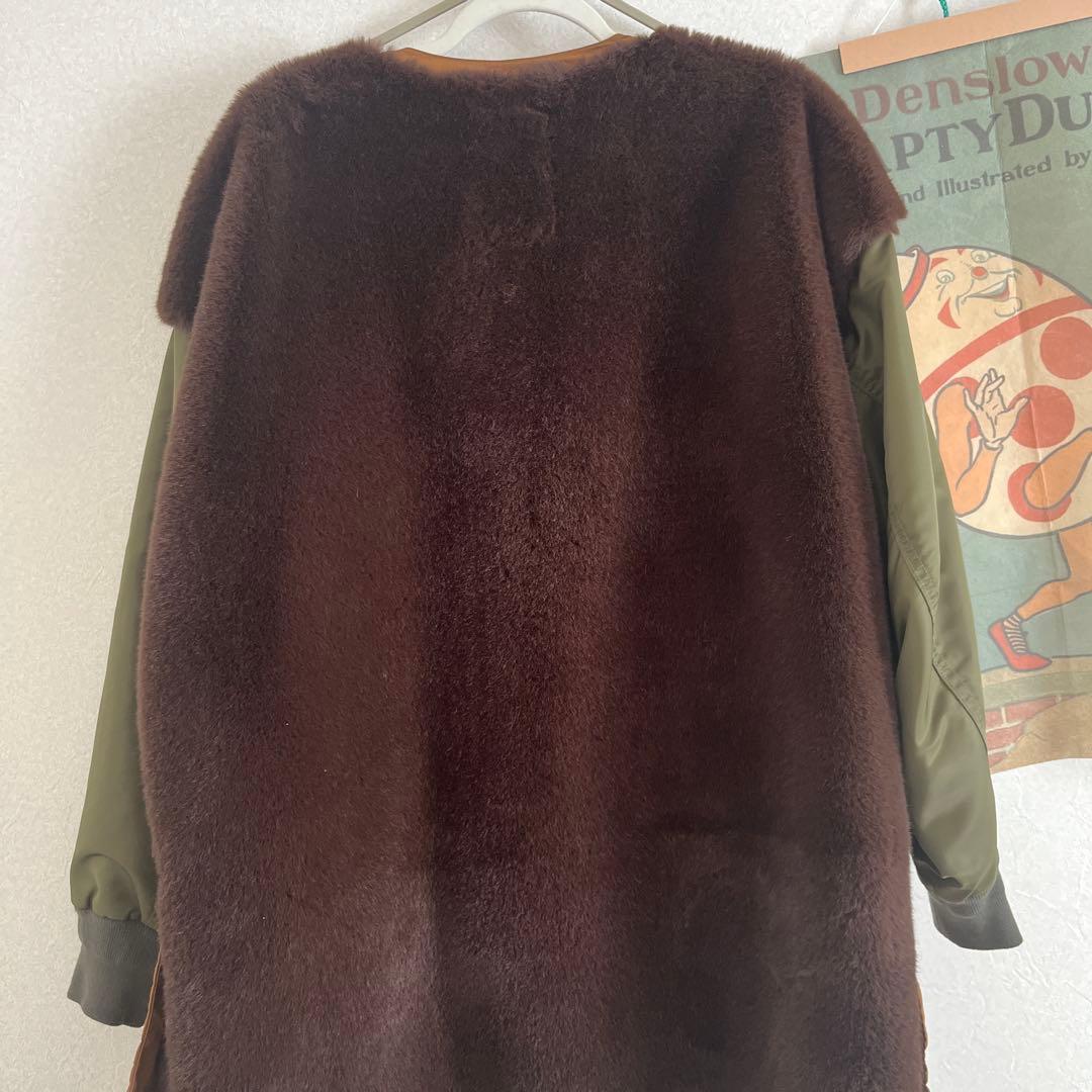 最終値下げ⭐︎【etsinta/エシンタ】ファー切替ジャケット