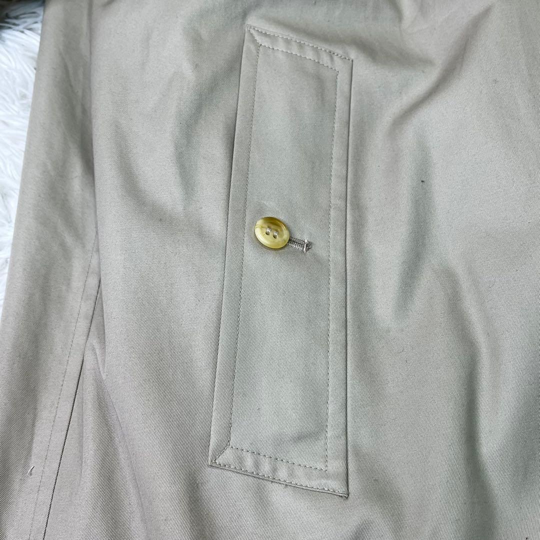 バーバリー✨ライナー付きステンカラーコート ベージュ　ノバチェック　L