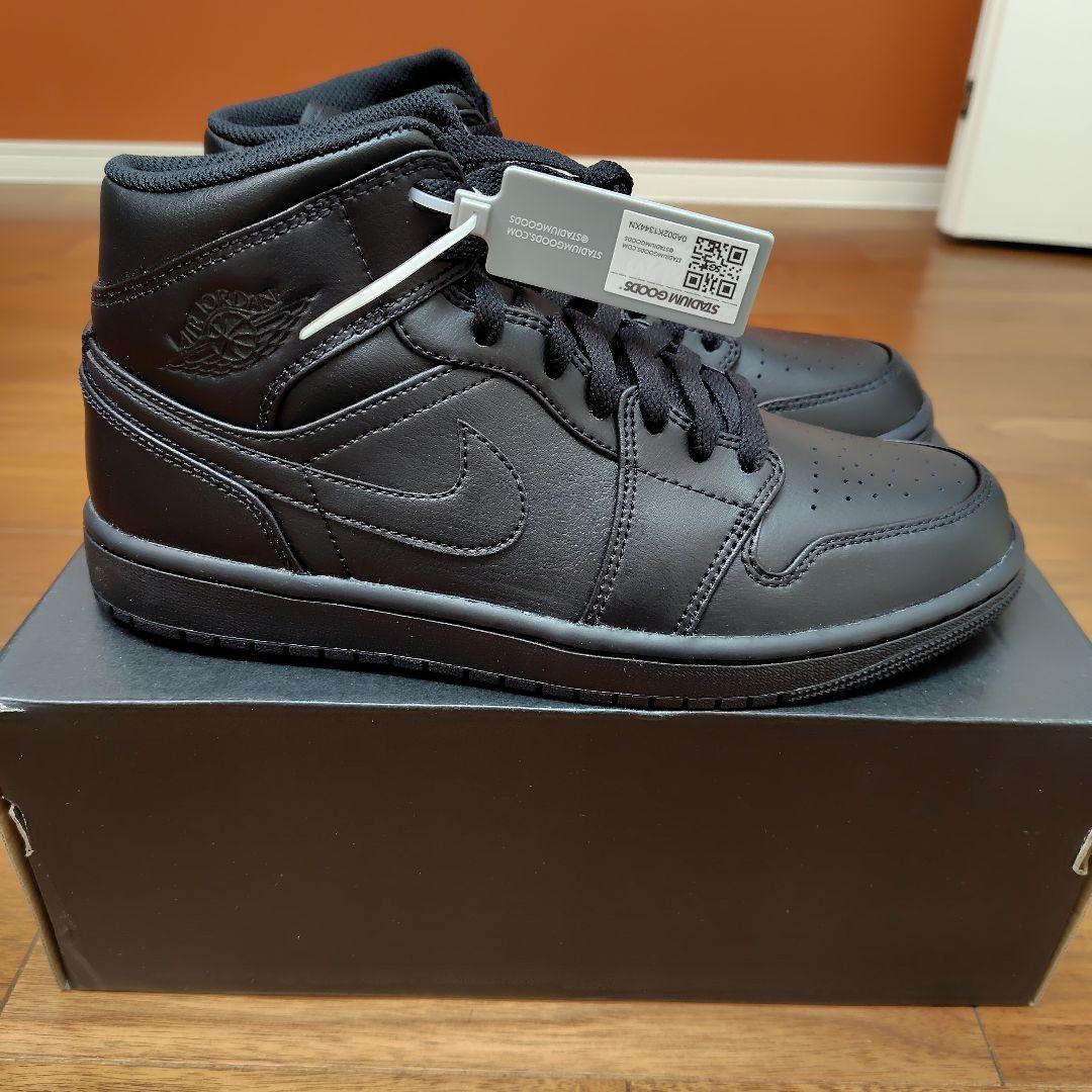 REPEZEN様用 AIR JORDAN 1 MID TRIPLE BLACK
