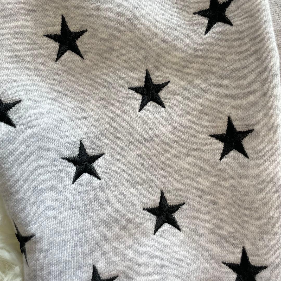 ♡美品♡ F.C.R.B. スター 刺繍 プルオーバー　グレー　白　XL　希少