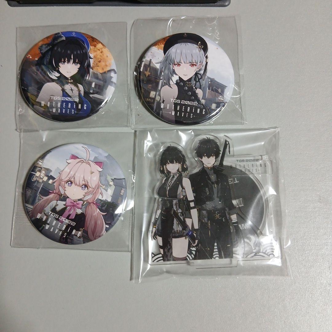 鳴潮TGS 2022 イラスト缶バッジ 、アクスタセット
