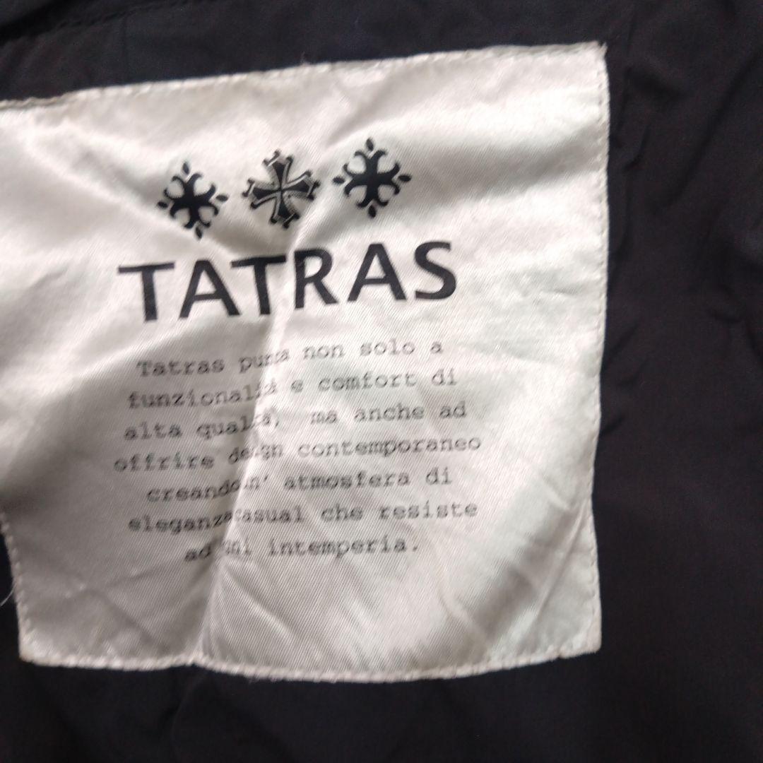 タトラス エッグレッタ ショールカラー ダウンコート ブラック Lサイズ相当