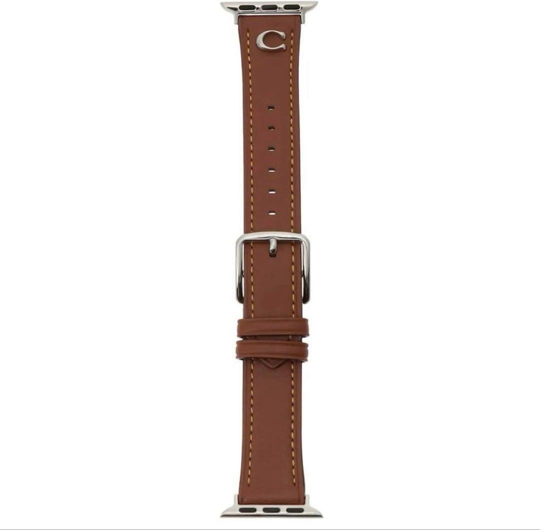 ラスト1点‼️新品未使用COACH Apple Watch レザー交換バンド