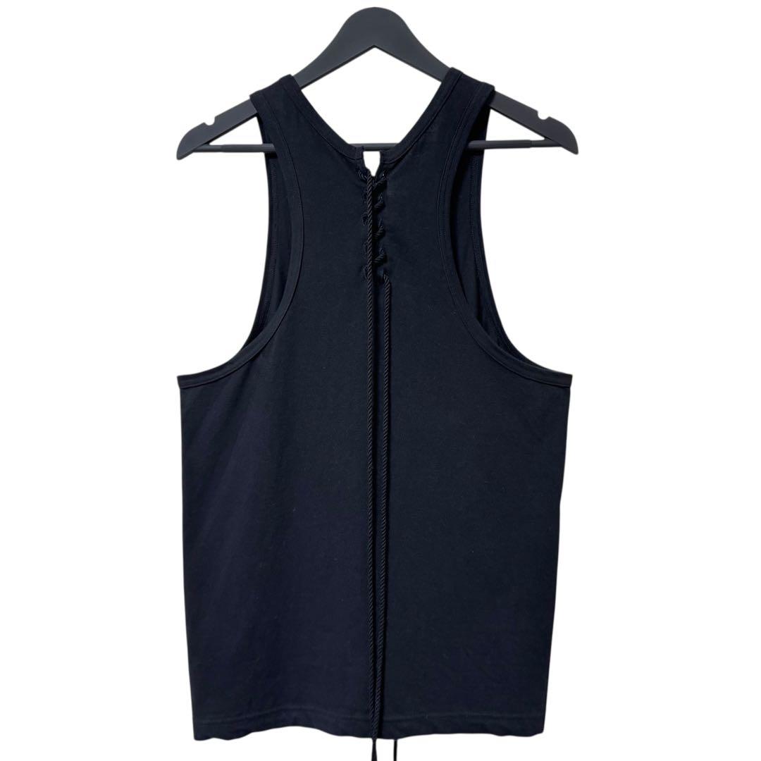 ★名作★ Yohji Yamamoto 紐付き レースアップ タンクトップ 3