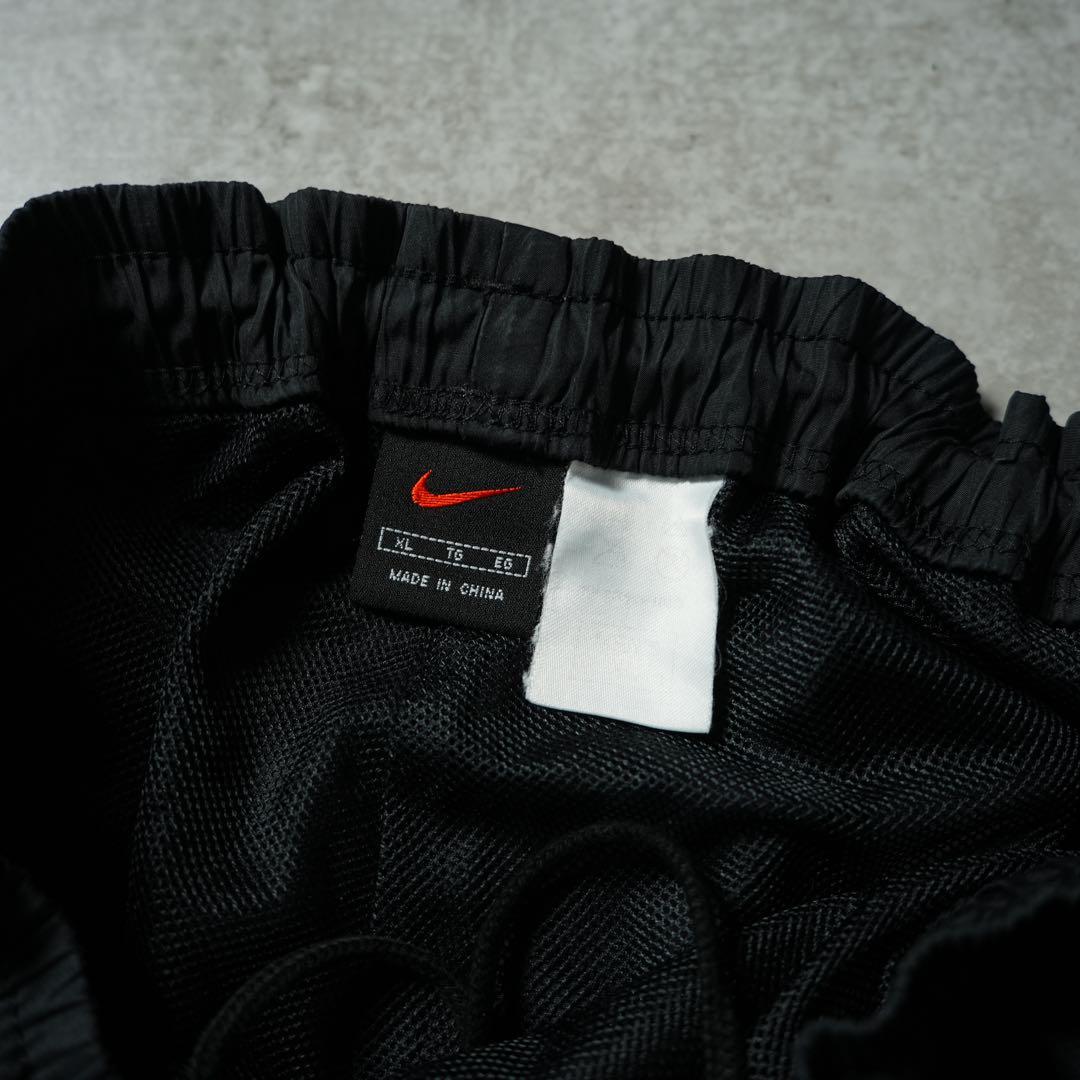 90s~00s NIKE バギーワイド ナイロンパンツ clima-fit