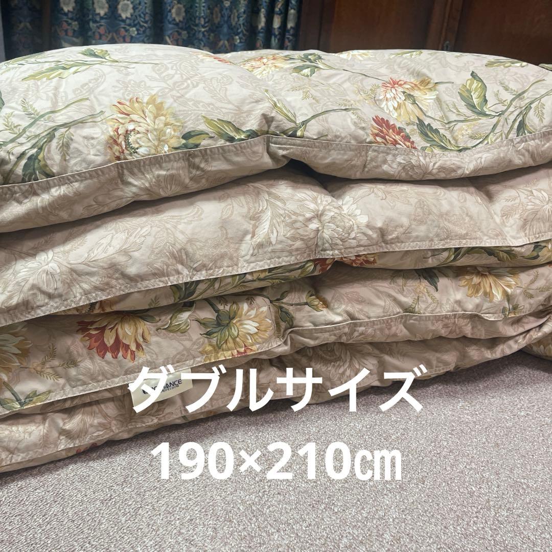 ロマンス羽毛掛け布団　ダブルサイズ