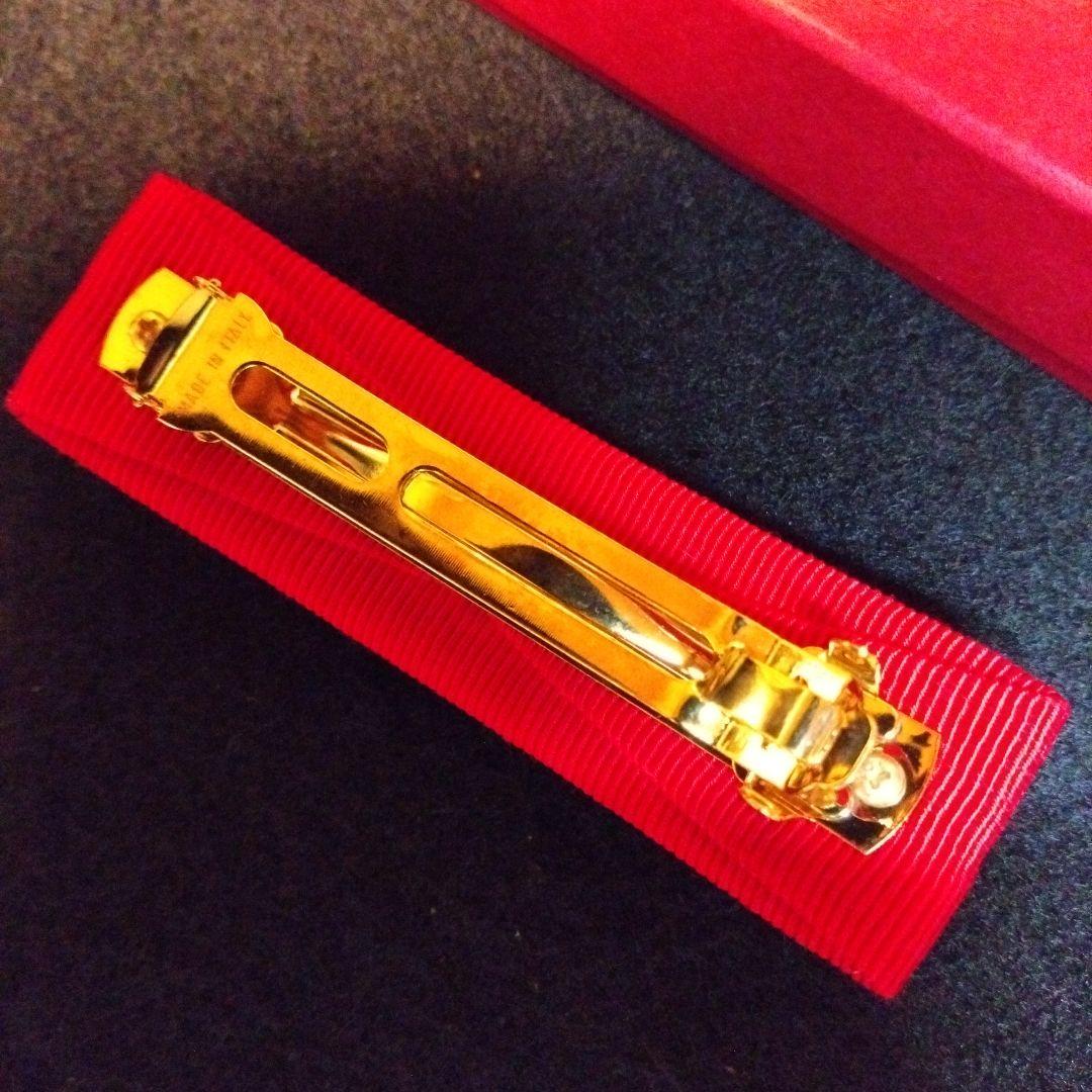 【サルヴァトーレフェラガモ】Florence-Haly ヘアピン　レッドゴールド