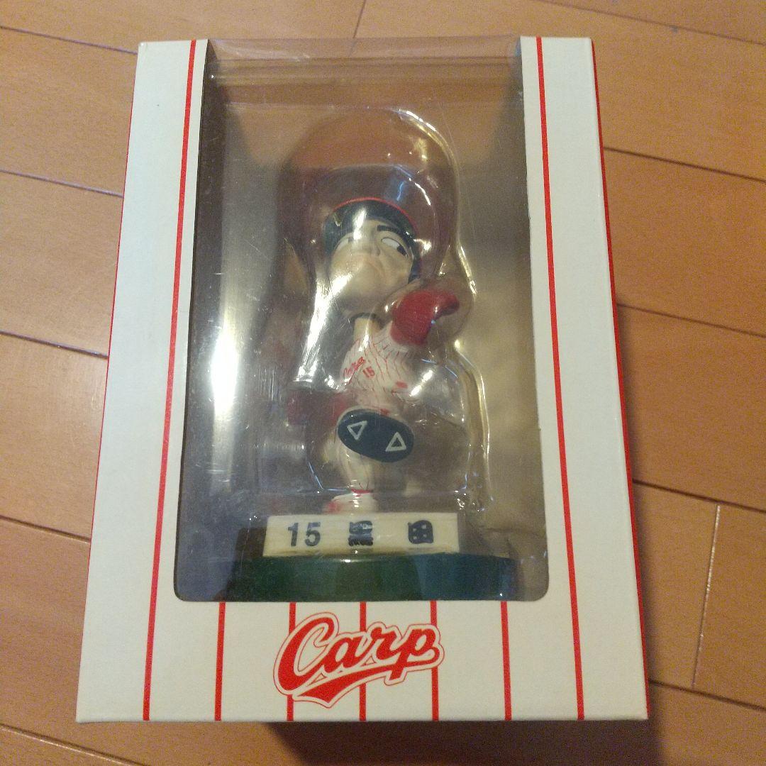 広島東洋カープ 前田 黒田選手ボブルヘッド人形セット 15番 1番