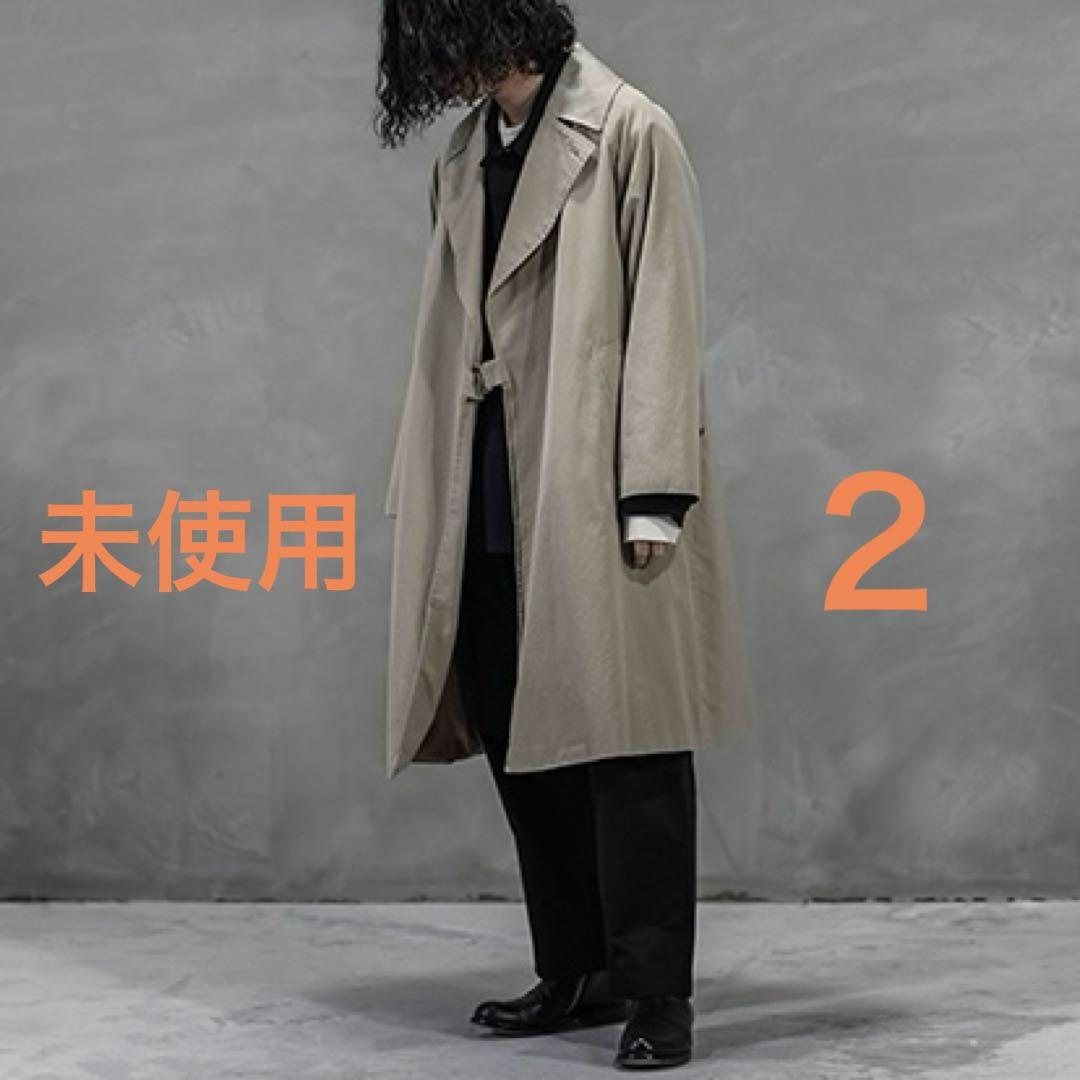 未使用 コモリ ウォッシュド タイロッケンコート ライナー付 U03-04012