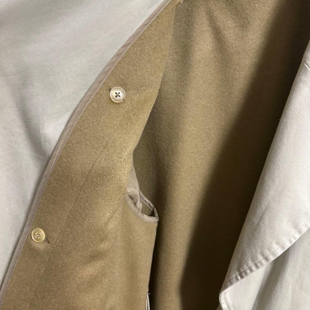 未使用 コモリ ウォッシュド タイロッケンコート ライナー付 U03-04012