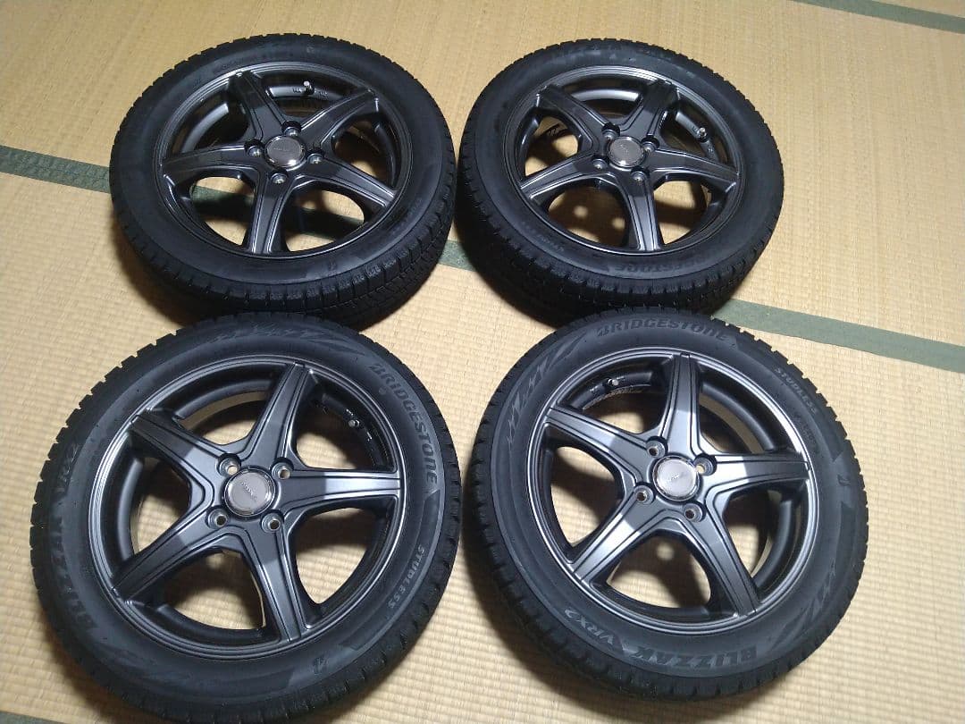 アキオ165/55/15 ブリザックvrx2 　2本分　バリ山　その2