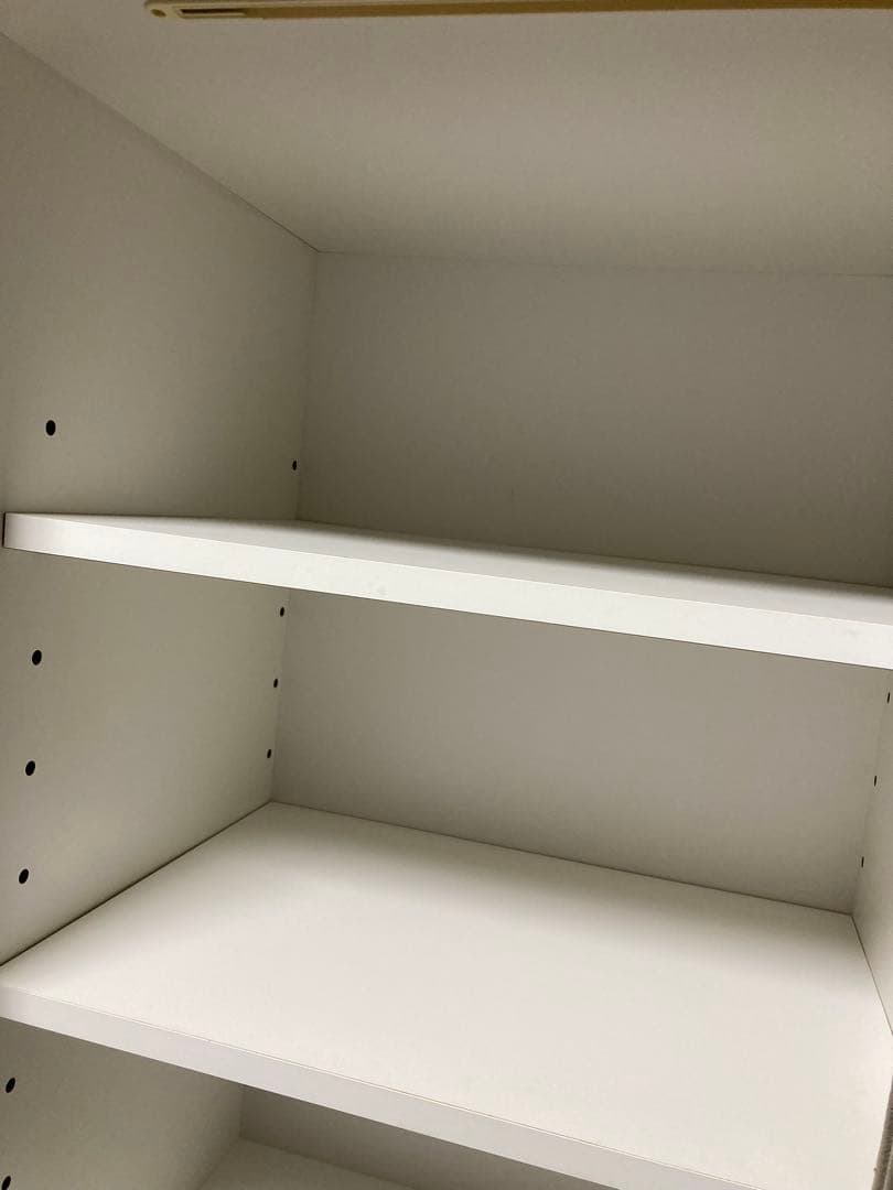 食器棚 日本製　引き戸　ミストガラス