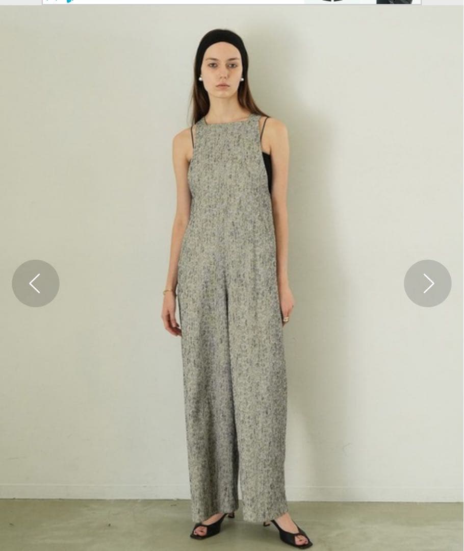 クラネ　COCOON SALOPETTE PANTS