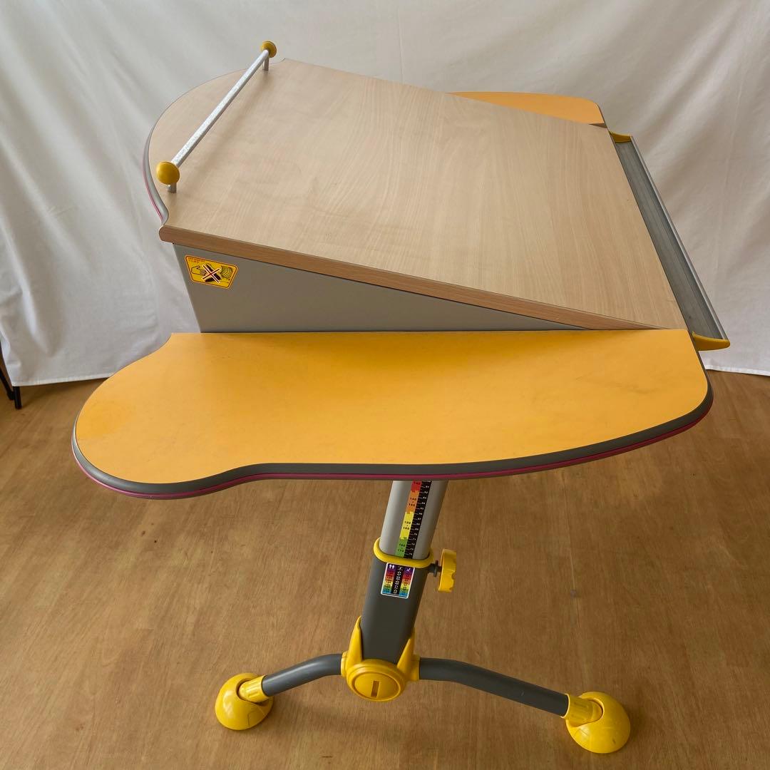 作業・学習応援テーブル『きっかりと』　※イエロー