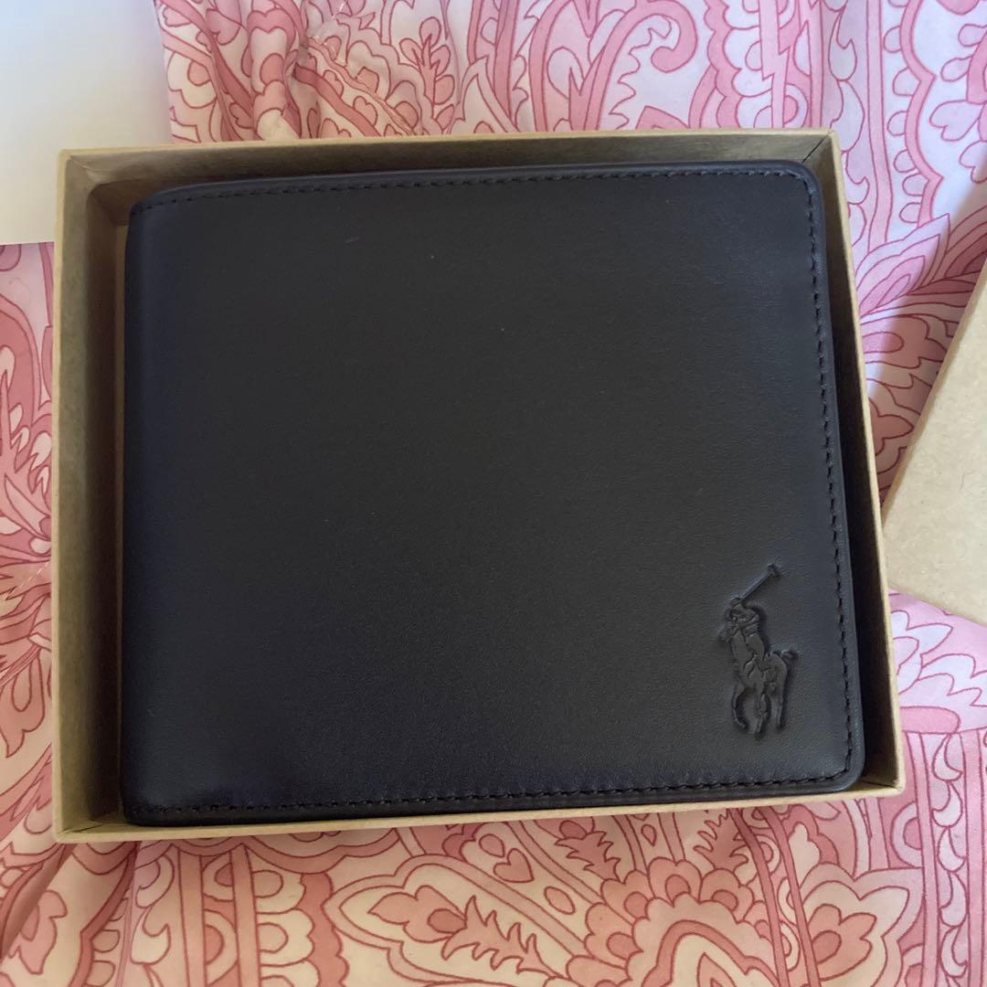 ポロ未使用品　2/13までの出品　POLO RALPH LAUREN 折り財布