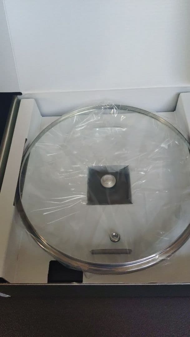 tanzo5　鍛造鉄フライパン　ガラス蓋　取っ手付き