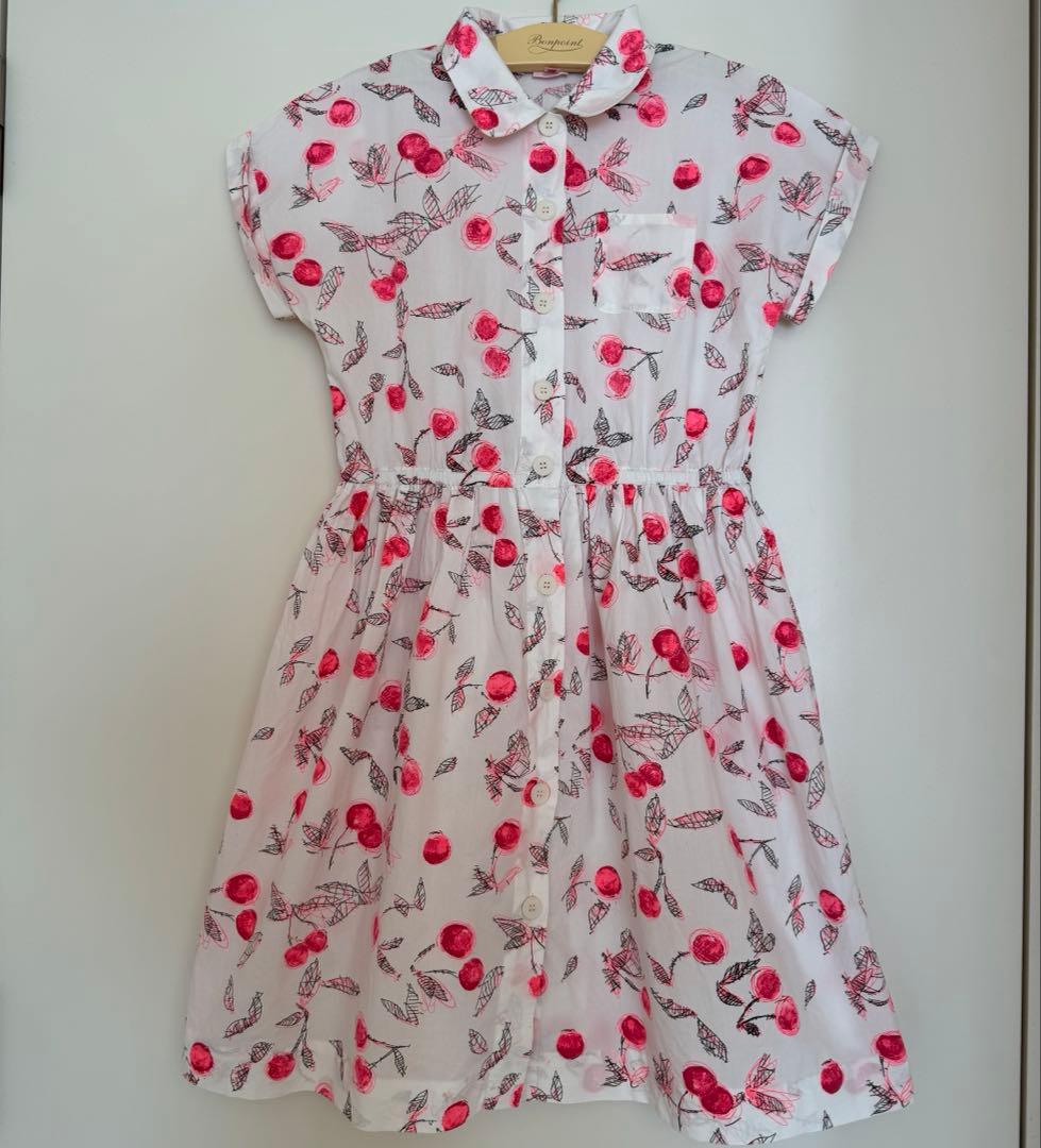 ボンポワン☆シャツワンピース☆size12