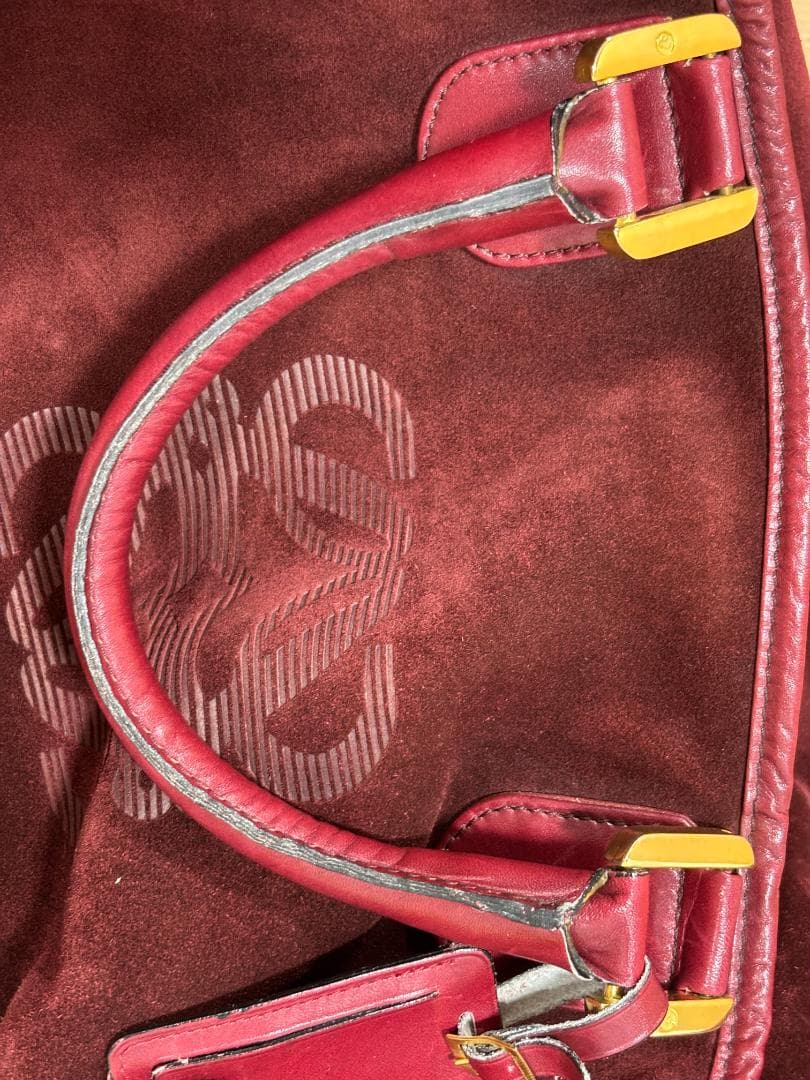 ☆ロエベ　ボストンバッグ☆ビンテージ品　26cm×13cm×58cm　YF0