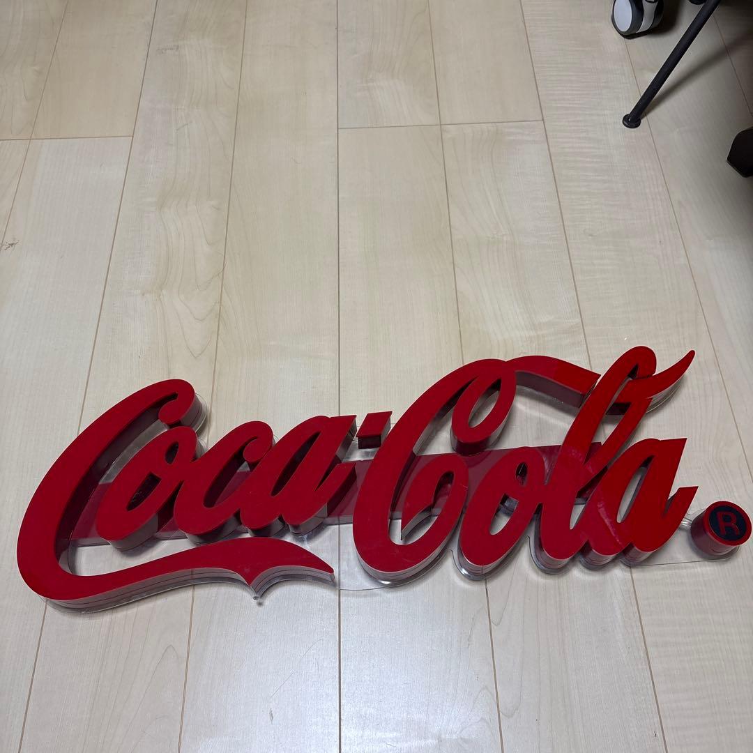 Coca-Cola アクリルロゴサイン 約60cm