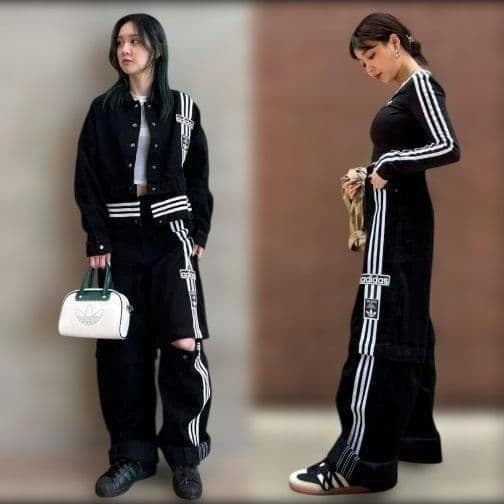 完売★2way★adidas★アディブレイク デニム 2-IN-1 パンツ★24