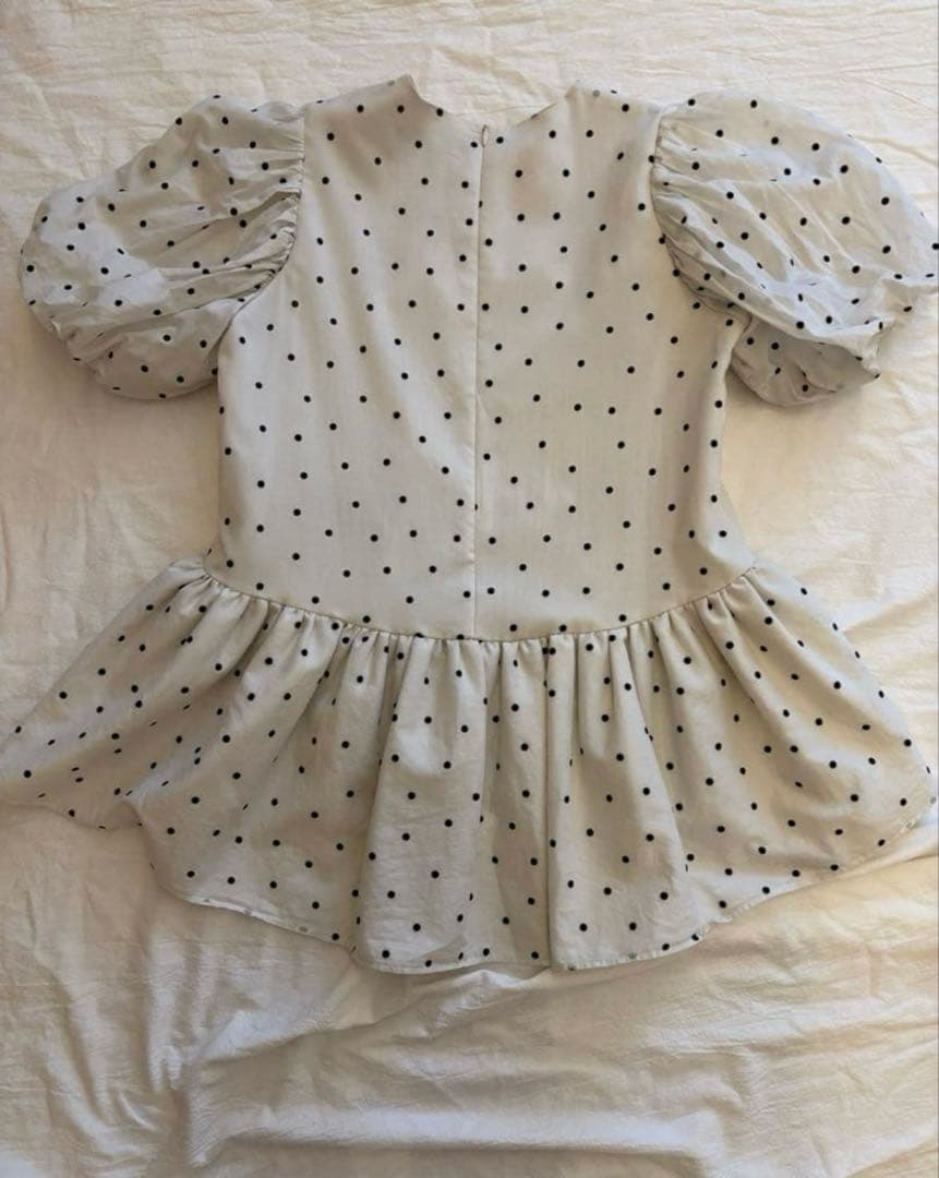 tsuru by marikooikawa ドット　トップス