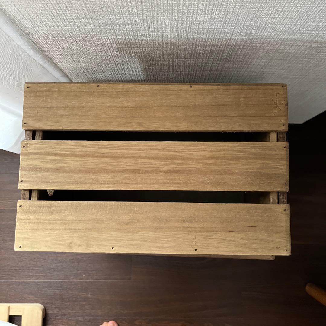 ふた付き木箱3サイズセット　新品