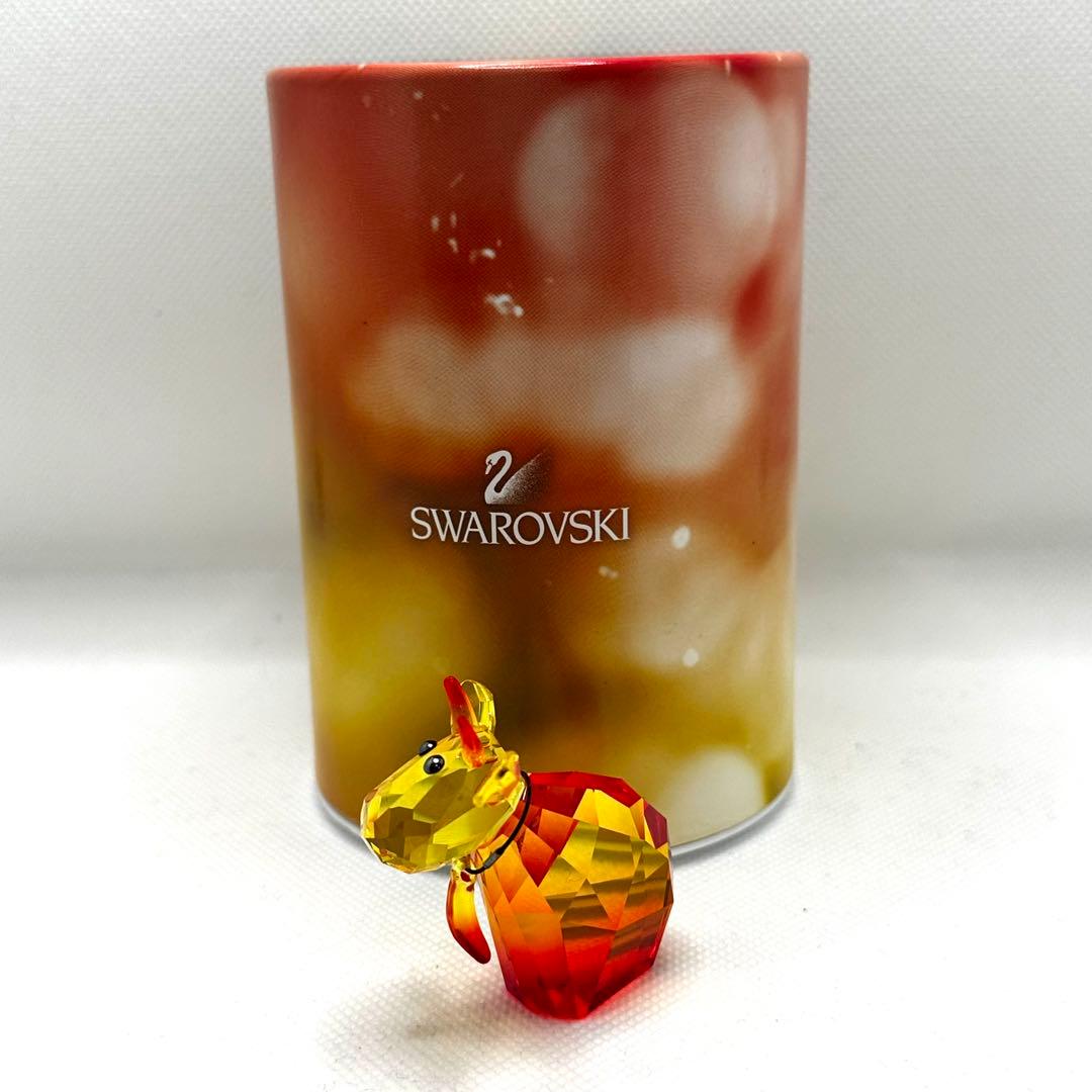 ★スワロフスキー★クリスタル製　フィギュリンホットチリモー　オブジェ　2013年