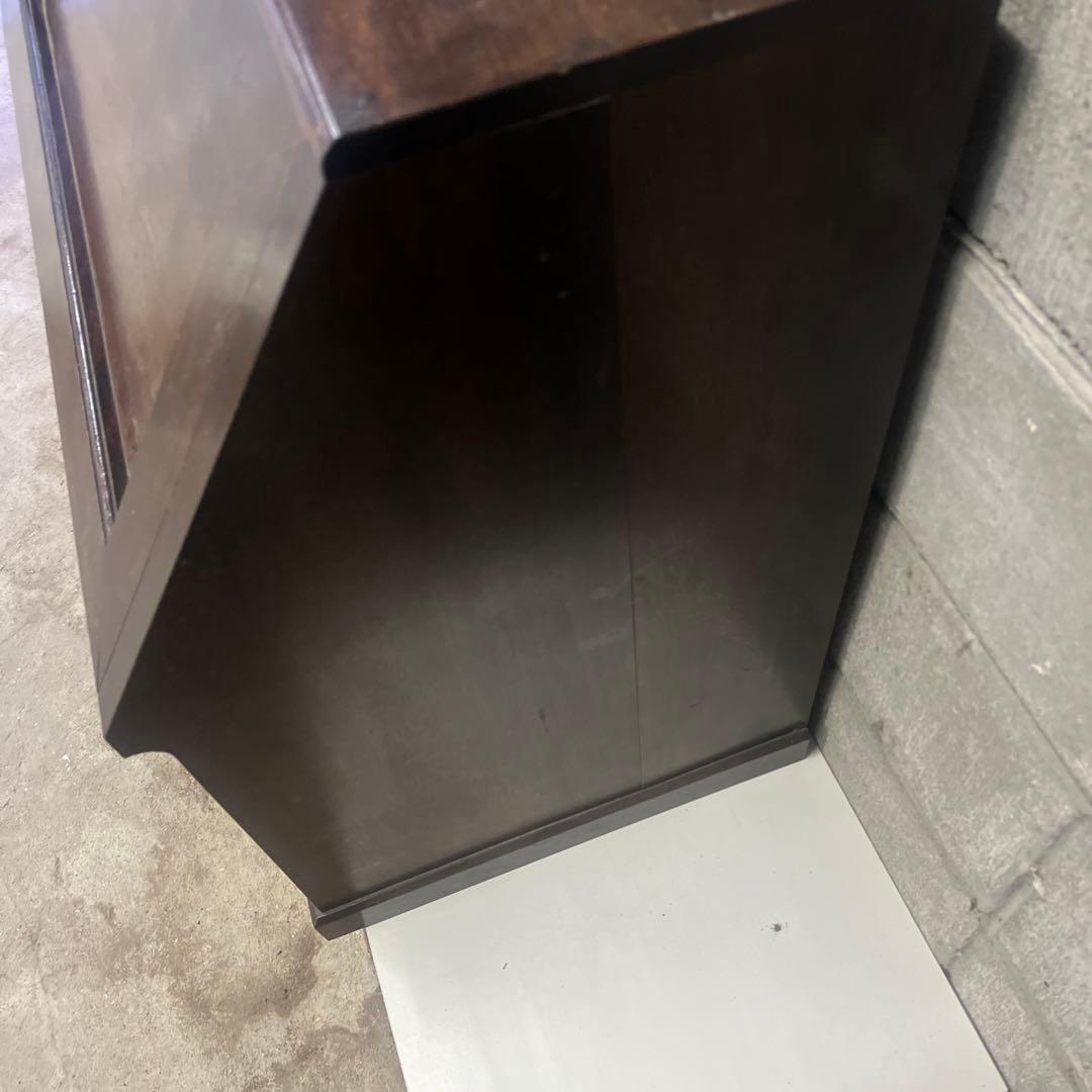 山登りで聞く音楽様 松本民芸家具 高山式座ビューロダークブラウン 文机